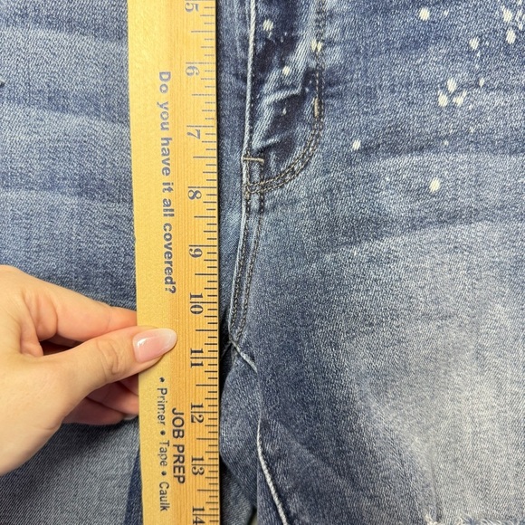 Judy Blue Womens Plus Jeans 14W Boyfriend Distressed Denim Bleached Pants - Picture 10 of 13